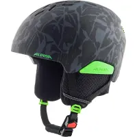 Alpina Skihelm Pizi Black Green Camo Matt Junior-46 - 50 cm
