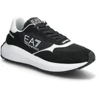 Emporio Armani für Herren. 7X000341_AF18616 Wader Sneakers schwarz (44), Stoff, Wohnung, Schnürsenkel, Lässig