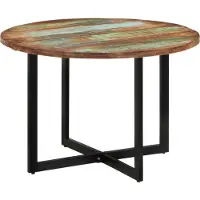Syfax Esstisch 110x75 cm Altholz Massivholz