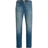 Jack & Jones Loose-fit-Jeans "JJICHRIS JJCOOPER JOS 890 PCW NOOS", Herren, Gr. 38, Länge 34, mid blau denim, Denim/Jeans, Obermaterial: 100% Baumwolle, unifarben, loose fit lang, Jeans Loose-fit-Jeans