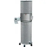 Neumarker Aqua Mobil Standgerät Spender 12 Liter, Mobiler Wasserspender mit seitlichem Spritzschutz, 400 x 400 x 1530 mm