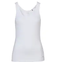 JOOP! Tanktop JOOP "Tank Top", Damen, Gr. 42, weiß, Single Jersey, Obermaterial: 95% Baumwolle, 5% Elasthan, Basic hüftbedeckend, Rundhals, Tops Tanktop, Angenehmes Tragegefühl