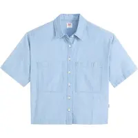 Levi's Harlie Short Sleeve Cropped Shirt Größe: L | Business hemden Outlet | Damen