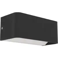 Eglo connect Smart LED-Außenwandlampe SANIA-Z, schwarz, IP55