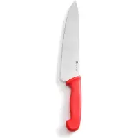 Hendi Kochmesser 240 mm Kunststoffgriff rot