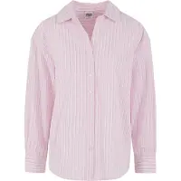 Urban Classics Oversized Striped Langarmhemd