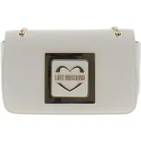 Moschino Love Damen Jc4301pp0gkv0103 Schultertasche, Ecru