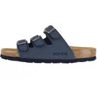 Rohde Alba Damenschuhe Pantoletten Pantolette Blau Freizeit