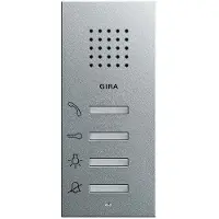 Gira Wohnungsstation AP System 55 F Alu