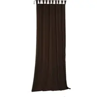 Wirth Vorhang "Newbury" Gr. 2, braun, B:130cm H:145cm, Jacquard, Baumwolle, Polyester, Gardinen, Vorhang