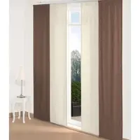 Wirth Schiebegardine "Riccia" Gr. 2, beige (creme, goldfarben), B:60cm H:175cm, Jacquard, Baumwolle, Polyester, Gardinen, Schiebegardine, inkl. Beschwerungsstange