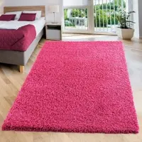 Sanat Hochflor-Teppich "LOCA" Gr. 6, pink, B:200cm H:30mm L:290cm, Kunstfaser, Teppiche, Hochflor-Teppich, Wohnzimmer, Langflor, Shaggy, Schlafzimmer