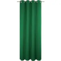 Wirth Vorhang "Umea" Gr. 2, grün (dunkelgrün), B:132cm H:175cm, Jacquard, Polyester, Gardinen, Vorhang
