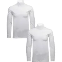 Ragman Rollkragenshirt "Set:", Herren, Gr. XXL, weiß, Jersey, Baumwolle, regular fit, Shirts Rollkragenshirt