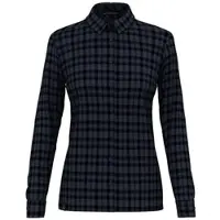 Salewa Fanes Flannel 5PL W Long Sleeve Shirt navy/black out (3967) 40