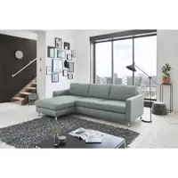 Die Planbar Ecksofa "MP-IN19027 L-Form", blau (ocean), B:265cm H:82cm T:172cm, 100% Polyester, Sofas, Ecksofa, wahlweise mit Schlaffunktion, frei im Raum stellbar