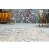 Arte Espina Teppich "Baroque 600" Gr. 3, bunt (multi), B:120cm H:5mm L:170cm, Kunstfaser, Teppiche, Teppich, Vintage Optik, mit Fransen, Wohnzimmer