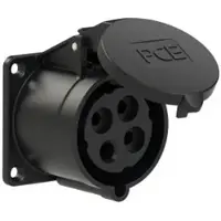 Pce 324-7 CEE-Anbausteckdose gerade (70x70mm) 32A 4p 7h IP44/IP54 3247