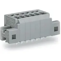 Wago 739-302/001-000 Leiterplattenklemme,1,5 mm2,Rastermaß 3,5 mm,grau 739302001000 - 50 Stück