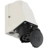 Pce 915-7w CEE-Wandsteckdose durchschleifbar 16A 5p 7h IP44 9157w