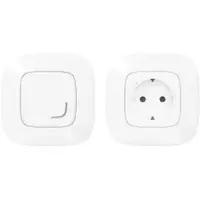 Legrand 752554 Valena Allure with Netatmo STAND-ALONE-SET Steckdose + Sender Farbe: Ultraweiss