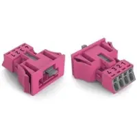 Wago 890-794 Snap-In-Stecker,4-polig,Kod. B,pink 890794 - 50 Stück