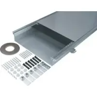 Hager BKWD500060 Bodenkanal mit Wanne BKWD 500x(60-100)mm - 2 Meter