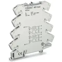 Wago 857-1432 Optokopplermodul,2-fach,Eingangsnennspannung DC 24 V,lichtgrau 8571432
