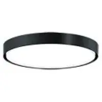 Zumtobel 42942407 Dekorative runde Wand- und Deckenleuchte LANOS S 1400-940 OP DI LDE BK
