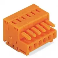 Wago 734-219 1-Leiter-Federleiste,CAGE CLAMP,1,5 mm2,orange 734219 - 25 Stück