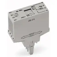 Wago 286-604/004-000 Zeitrelaismodul, Eingangsnennspannung DC 24 V, Grenzdauerstrom 6 A, Einschaltverzögert 10 ... 100 s, Statusanzeige rot, 20 mm - 10 Stück