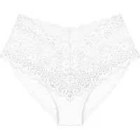 Triumph Slip "Amourette Maxi", Damen, Gr. 46, weiß, Microfaser, Obermaterial: 83% Polyamid, 17% Elasthan, Unterhosen Slip, Stretch-Spitze