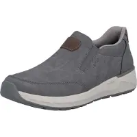Rieker Herren Slipper Halbschuh sportlich mit Gummizug und losen Einlagen 11550, Größe:43 EU, Farbe:Mehrfarbig