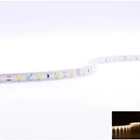 Longlife LED Strip 12V LED Streifen 5M 4,8W/m 60LED/m 8mm - Lichtfarbe: Warmweiß 3000K - Schu...