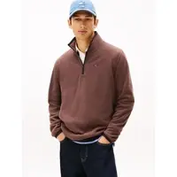 Tommy Hilfiger Tommy Jeans Fleecepullover "TJM FLAG POLAR FLEECE", normale Passform, Troyer