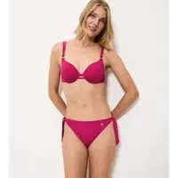 Triumph Bügel-Bikini-Top "Summer Twist WP 01", Damen, Gr. 40, Cup B, lila (berry), Microfaser, Obermaterial: 77% Polyamid, 23% Elasthan, Bikini-Oberteile Bügel-Bikini-Top, gepolstert, Zierringe