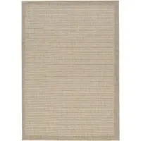 Carpetsale24 In & Outdoor Teppich Terrasse Balkon Küchenteppich Wetterfest Sisal Optik Flachgewebe Einfarbig mit Struktur, Grösse: 120x170 cm