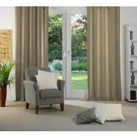 Wirth Vorhang "Dim out", grau (taupe), B:142cm H:155cm, Polyester, Gardinen, Vorhang, nach Maß