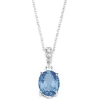 Amor Kette mit Anhänger für Damen, Sterling Silber 925, Spinell Fantasie amor Silber