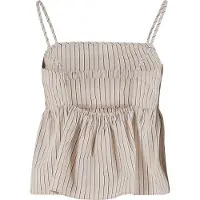 Urban Classics Tanktop "Ladies Striped Cotton Cami Top"
