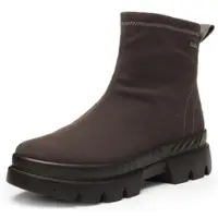 Ara Winterstiefelette "MOOD-GTX", Damen, Gr. 4,5 (37,5), grau (dunkelgrau), Glattleder, Textil, unifarben, Schuhe Winterstiefelette, Blockabsatz, Winterboots, mit GORE-TEX, H-Weite