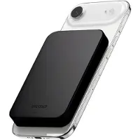 Decoded , Ultraschlanke Magnet Powerbank 10000mAh MagSafe Qi2 Alu, Schwarz
