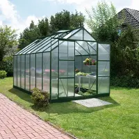 Vitavia Gewächshaus "Uranus 11500", grün, B:254cm T:441cm, Gewächshäuser, Gewächshaus