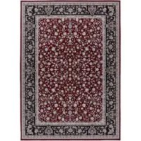 Kayoom Teppich "Rocks 225", rot, B:120cm H:6mm L:170cm, Polyester, Teppiche, Teppich, Kurzflor
