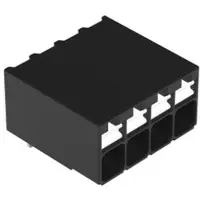 Wago 2086-1224/997-605 THR-Leiterplattenklemme,Drücker,1,5 mm2,schwarz 20861224997605 - 415 Stück
