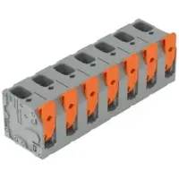 Wago 2606-3357 Leiterplattenklemme,Hebel,6 mm2,grau 26063357 - 16 Stück