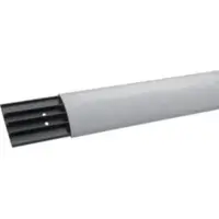 Hager SL1807521019 Aufbodenkanal-Oberteil PVC SL 18x75mm be - 2 Meter