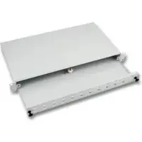 EFB Elektronik 53600TS.4 Spleißbox 12SC(D)-Front ausziehbar, RAL9005, 1HE 53600TS4