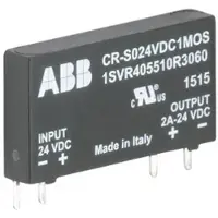 ABB CR-S024VDC1MOS Steckbarer Optokoppler Input= 24 V DC, Output= 2 A/24 V DC MOS-FET 1SVR405510R3060 - 10 Stück