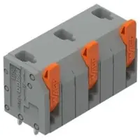 Wago 2601-3503 Leiterplattenklemme,Hebel,1,5 mm2,grau 26013503 - 70 Stück